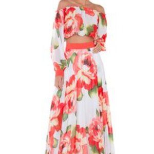 NWT AKIRA Garden of Eden Maxi Skirt Size Small